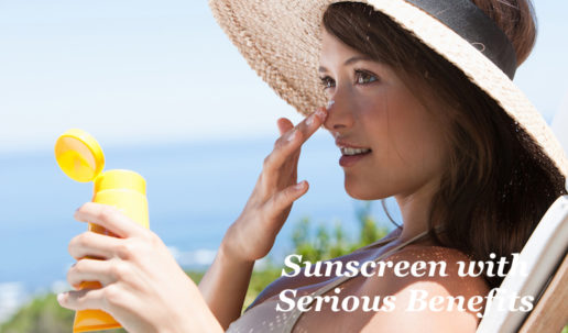 Sunscreen with Serious Benefits